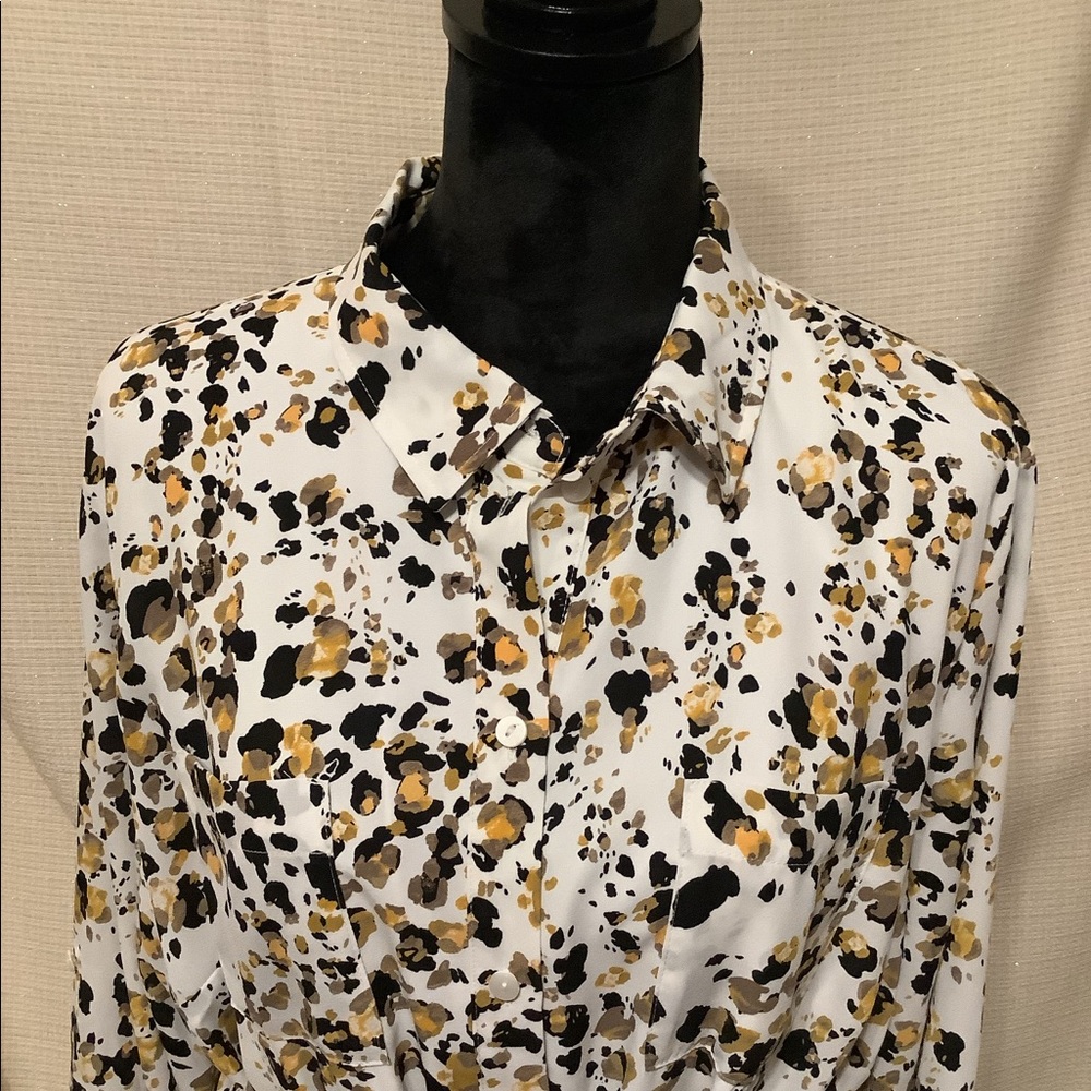 Plus size shirt dress(20W)